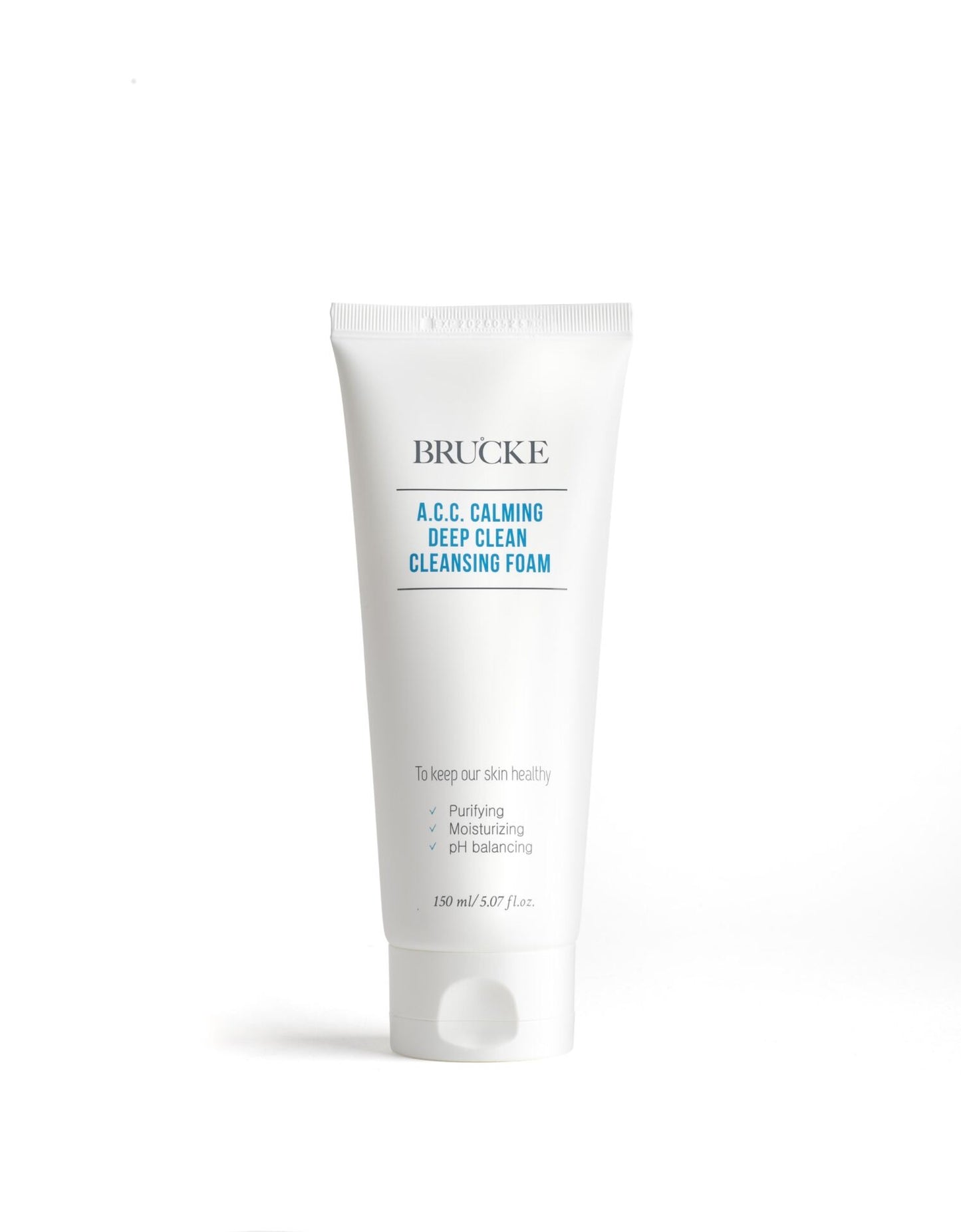 Brucke A.C.C. Calming Deep Clean Cleansing Foam – Detergente viso delicato riequilibrante pH (150 ml)