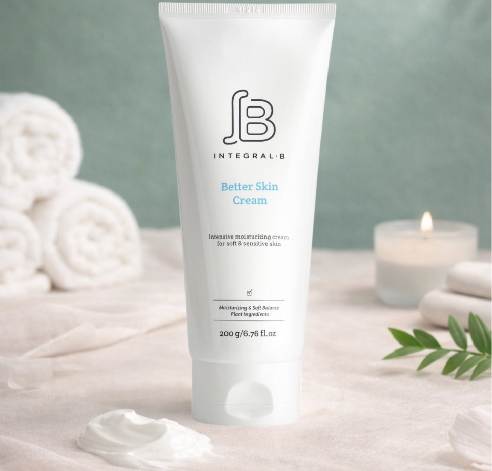 Brucke Integral B Better Skin Cream – Crema idratante viso e corpo per pelli sensibili di tutte le età (200 ml)