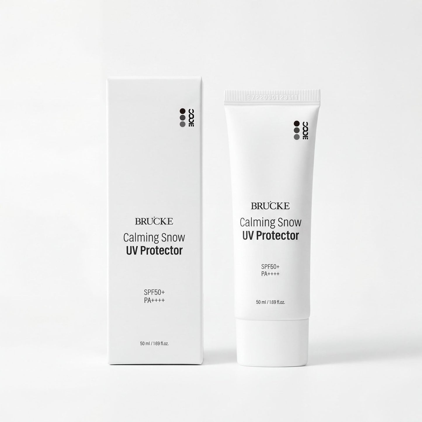 Brucke A.C.C. Calming Snow UV Protector – Protezione Solare Lenitiva SPF 50+(50 ml)