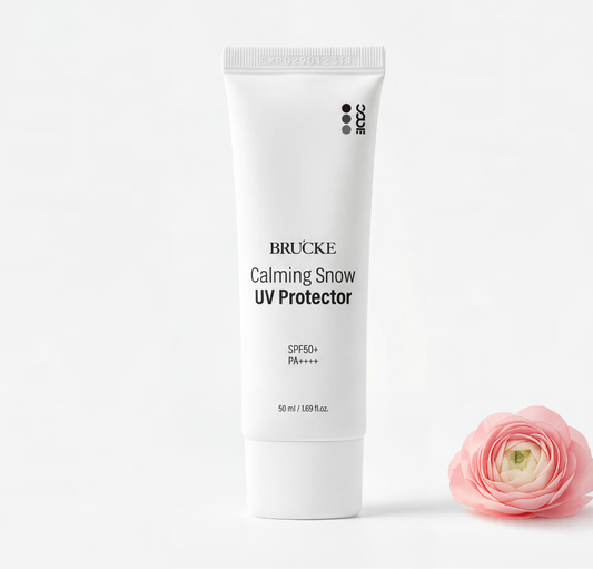 Brucke A.C.C. Calming Snow UV Protector – Protezione Solare Lenitiva SPF 50+(50 ml)